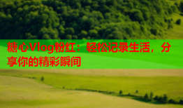 糖心Vlog粉红：轻松记录生活，分享你的精彩瞬间