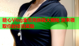 糖心Vlog金币兑换码大揭秘 快来领取你的惊喜奖励
