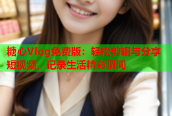 糖心Vlog免费版：轻松剪辑与分享短视频，记录生活精彩瞬间