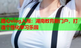糖心vlog入湘：湖南教育新门户，打造个性化学习乐园