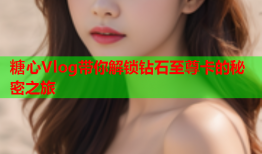糖心Vlog带你解锁钻石至尊卡的秘密之旅