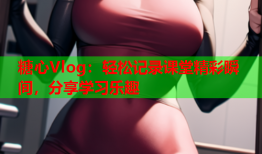 糖心Vlog：轻松记录课堂精彩瞬间，分享学习乐趣