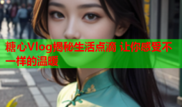 糖心Vlog揭秘生活点滴 让你感受不一样的温暖