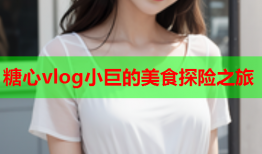 糖心vlog小巨的美食探险之旅
