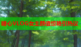 糖心VLOG女主颜值惊艳引热议