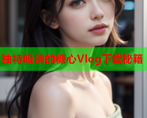 独特吸睛的糖心Vlog下载秘籍