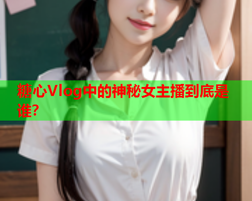 糖心Vlog中的神秘女主播到底是谁？