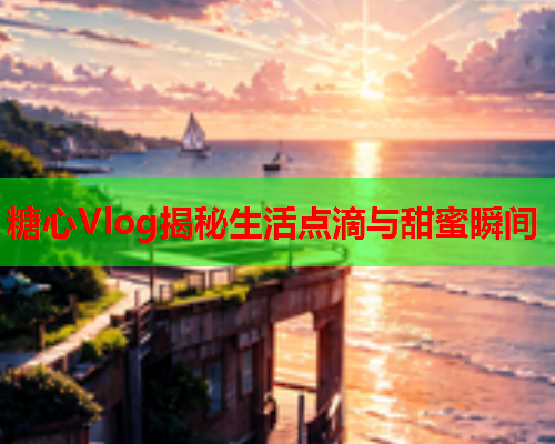 糖心Vlog揭秘生活点滴与甜蜜瞬间