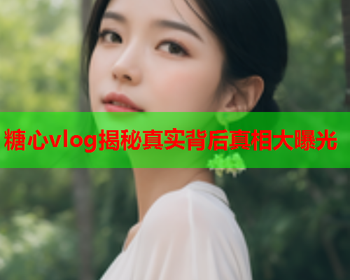 糖心vlog揭秘真实背后真相大曝光