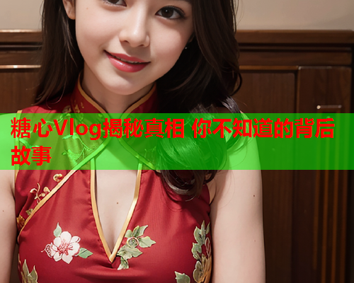 糖心Vlog揭秘真相 你不知道的背后故事