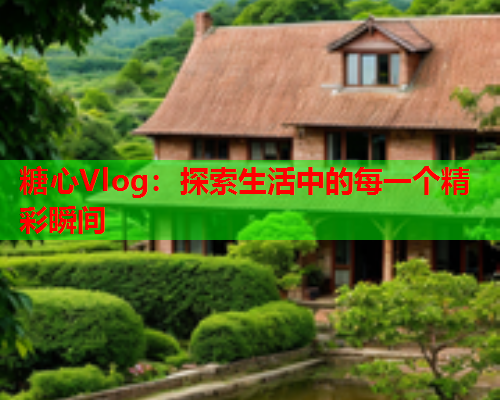 糖心Vlog：探索生活中的每一个精彩瞬间
