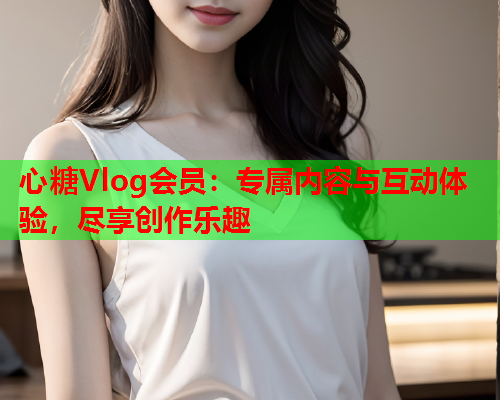 心糖Vlog会员：专属内容与互动体验，尽享创作乐趣