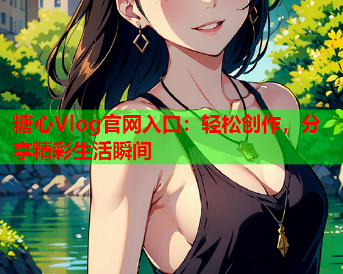 糖心Vlog官网入口：轻松创作，分享精彩生活瞬间